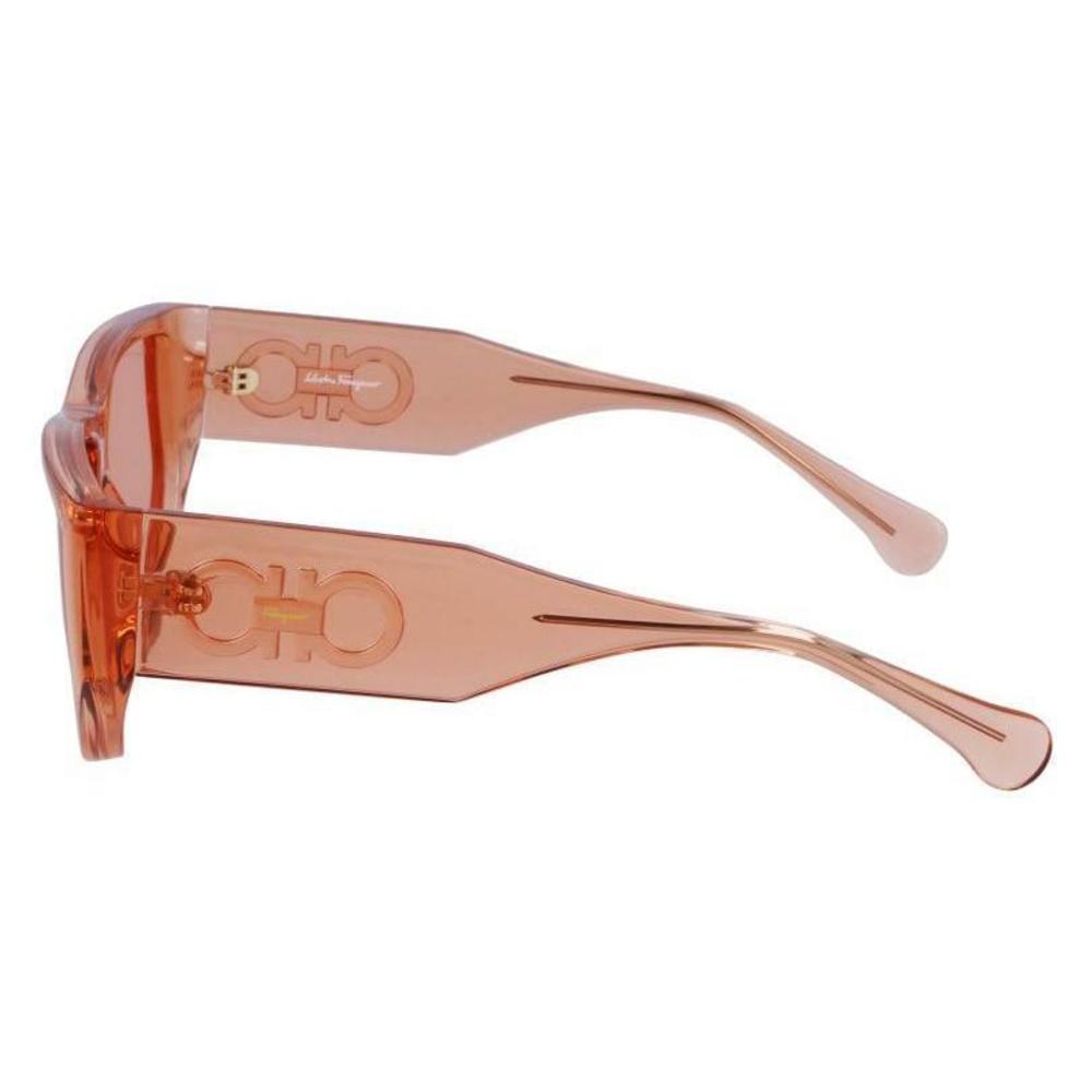 NEW Salvatore Ferragamo SF 1077S 838 Transparent Lobster Sunglasses - Picture 3 of 4